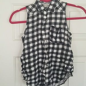 Abercrombie Kids Black n White button down